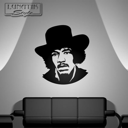 Wandtattoo wandaufkleber jimi - wandaufkleber,