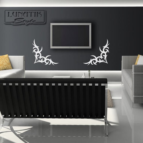 Wandtattoo wandaufkleber eck - wandtattoo,