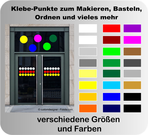 Punkte klebepunkte aufkleber - punkte,,