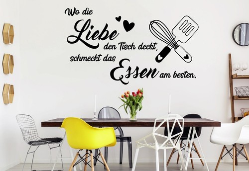 Wandtattoo küche eßzimmer - küche,