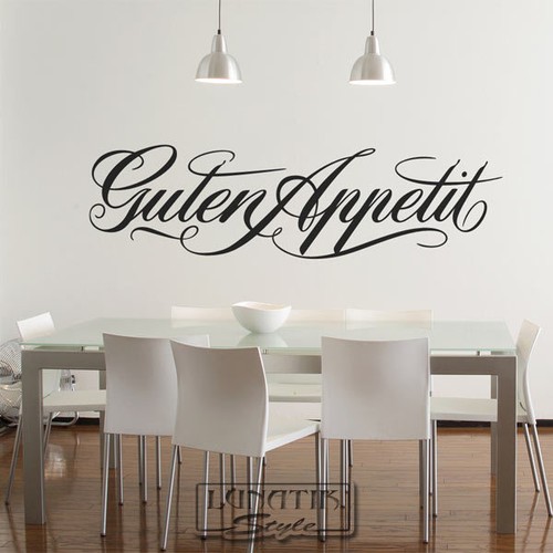 Wandtattoo schriftzug guten - wandtattoo,