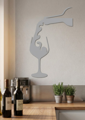 Wandtattoo wein wird ins glas - wird,