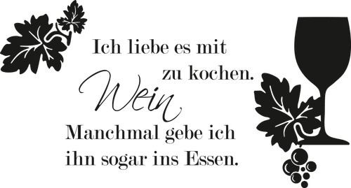 Wandtattoo küche spruch ich - wandtattoo,